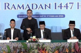Pemerintah Tetapkan 1 Ramadan 1447 H Jatuh pada 19 Februari 2026