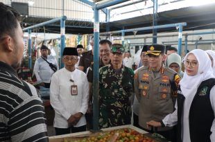 Kapolresta Banyuwangi Pimpin High Level Meeting on The Spot Cek Stok Pangan dan Energi