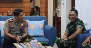 Kapolresta Banyuwangi Perkuat Sinergitas TNI–Polri, Silaturahmi ke Kodim 0825 Banyuwangi