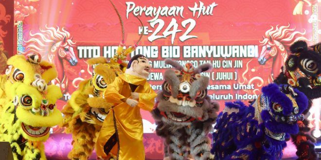 Perayaan HUT ke-242 Klenteng Hoo Tong Bio Banyuwangi