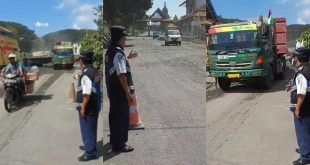 Dinas Perhubungan Banyuwangi telah mengarahkan kendaraan logistik di Terminal Sritanjung. (Foto. Twitter Dishub Banyuwangi)