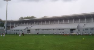 Para pemain Persewangi Banyuwangi antusias latihan di Stadion Diponegoro guna persiapan laga di Liga 4 zona Jawa Timur. (Foto. Rendra Prasetya)