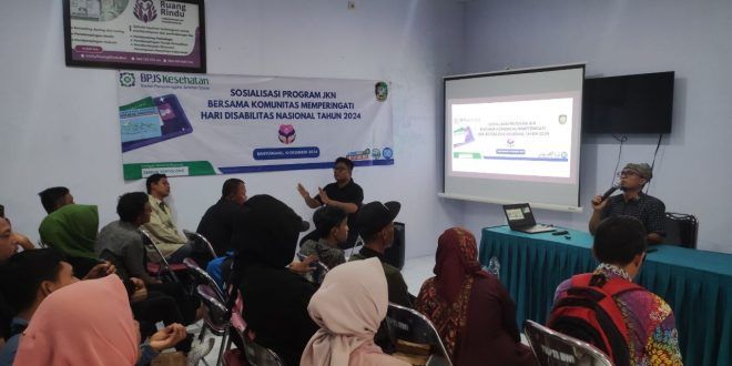 Peringati Hari Disabilitas, BPJS Kesehatan Banyuwangi Gelar Sosialisasi Program JKN untuk Komunitas Disabilitas