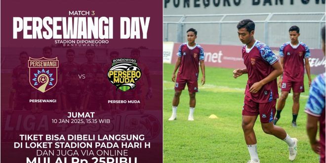 Laga ketiga Grup A Liga 4 PSSI Kapal Api Jawa Timur akan mempertemukan Persewangi Banyuwangi dengan Persebo Muda Bondowoso. (Foto. Istimewa)