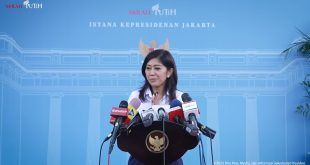 Menteri Komunikasi dan Informatika (Menkominfo), Meutya Hafid, setelah berdiskusi dengan Presiden Prabowo Subianto. (Foto. Kanal YouTube Sekretariat Presiden)