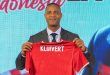 Pelatih Timnas Indonesia, Patrick Kluivert saat dikenalkan secara resmi oleh PSSI sebagai pengganti Shin Tae-yong. (Foto. Akun X PSSI)