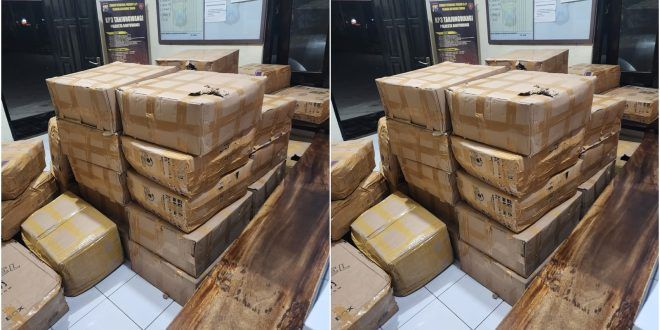 Polresta Banyuwangi Lakukan Razia Miras Serentak di Beberapa Polsek Jajaran, Ribuan Botol Miras Diamankan guna Ciptakan Kondusifitas