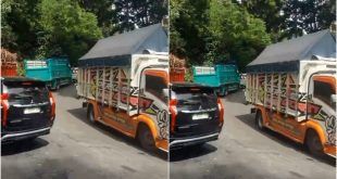 Kemacetan panjang terjadi di jalur Gumitir, tepatnya di Jalan Raya Jember-Banyuwangi, wilayah Curah Damar, Desa Sidomulyo, Kecamatan Silo. (Foto. Ibnu Setiawan For RBT)