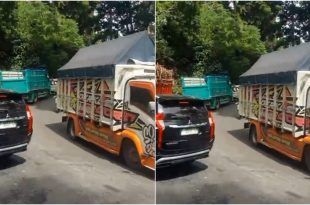 Kemacetan panjang terjadi di jalur Gumitir, tepatnya di Jalan Raya Jember-Banyuwangi, wilayah Curah Damar, Desa Sidomulyo, Kecamatan Silo. (Foto. Ibnu Setiawan For RBT)