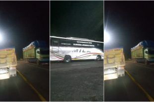 Kondisi lalu lintas di sekitaran Jalan Raya Gumitir penghubung antara Jember dan Banyuwangi. (Foto. Wiji Hariyanto For RBT)