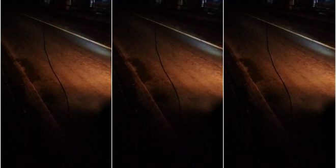 Pengendara Laporkan Kabel Putus di Jalan Raya Glenmore dekat tikungan Glenfaloch, Nyaris Sebabkan Kecelakaan Lalu Lintas