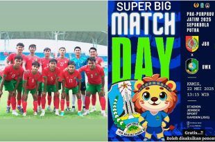 Tim Porprov Sepak Bola Putra Banyuwangi harus menelan kekalahan perdana dalam laga ketiga mereka saat bertemu dengan Jember. (Foto. Akun Instagram @pssibanyuwangi)