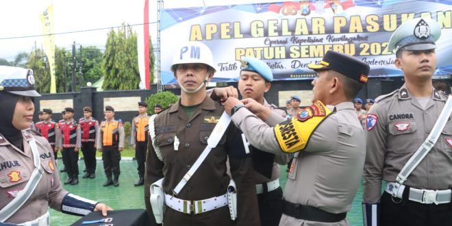 Tertib Lalu Lintas Polresta Banyuwangi Gelar Operasi Patuh Semeru 2025