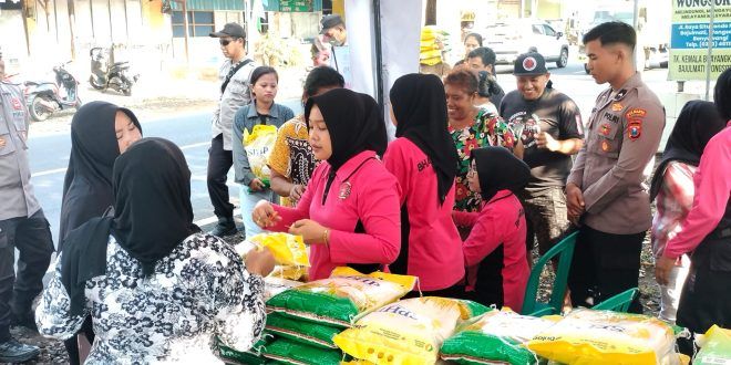 Polresta Banyuwangi Grebek 23 Titik Salurkan Gerakan Pangan Murah