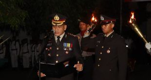 Kapolresta Banyuwangi Pimpin Apel Kehormatan dan Renungan Suci di TMP Patrang Sambut HUT RI Ke-80