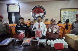 Jaga Generasi Muda, Polresta Banyuwangi Gulung 25 Tersangka Narkoba dan Okerbaya
