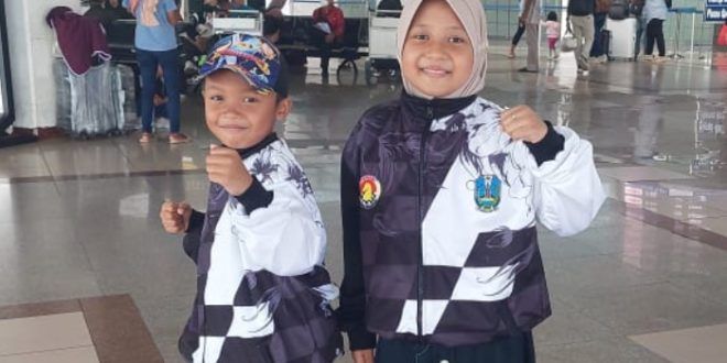 Moncer! Dua Bocah Atlet Cilik Catur Banyuwangi Wakili Jawa Timur di Kejurnas Mamuju