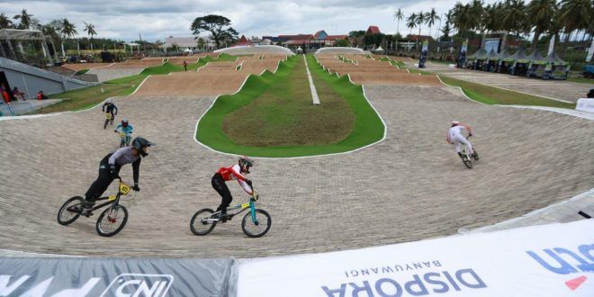 Sirkuit BMX Muncar Banyuwangi Berstandar Olimpiade di Asia Tenggara jadi Pemusatan Latihan Pembalap Dunia