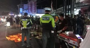 Pengendara Motor Tewas Usai Terlibat Kecelakaan Beruntun di Depan Pasar Rogojampi