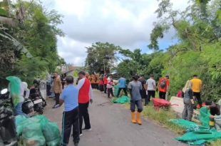 Babinsa Rogojampi Bersama Sungai Watch Gelar Clean Up Sungai untuk Jaga Kebersihan Lingkungan